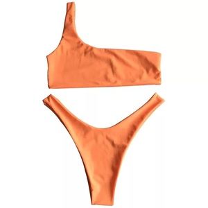 One Shoulder High Hip Bikini